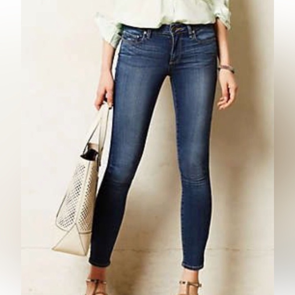 50%offw❤️ Paige dark wash verdugo crop skinny jean size 30 32x27 9.5” rise